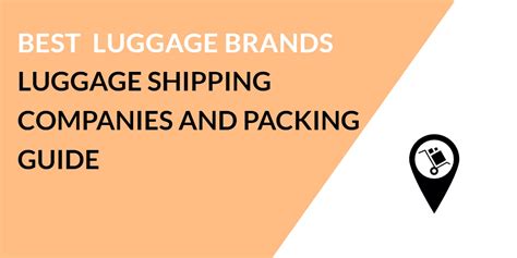 luggage shipping companies.